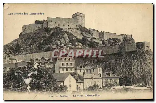 Cartes postales Lourdes Le Vieux Chateau Fort