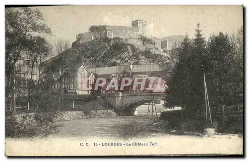 Cartes postales Lourdes Le Chateau Fort