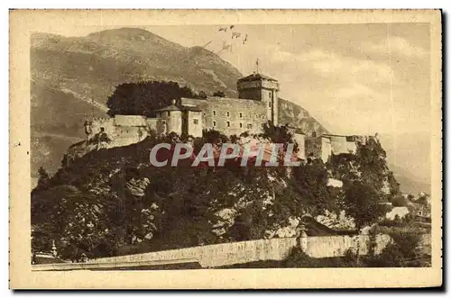 Cartes postales Lourdes Le Chateau Fort et le Haut du Pic Jer