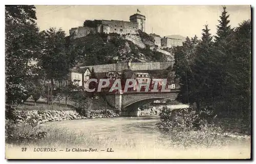 Cartes postales Lourdes Le Chateau Fort