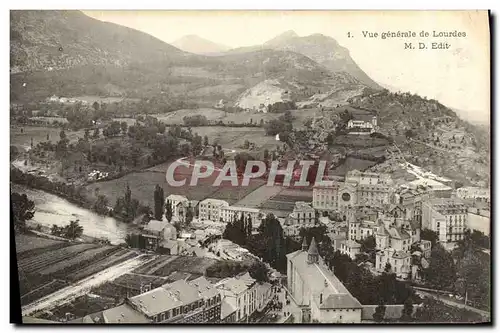 Cartes postales Lourdes Vue Generale