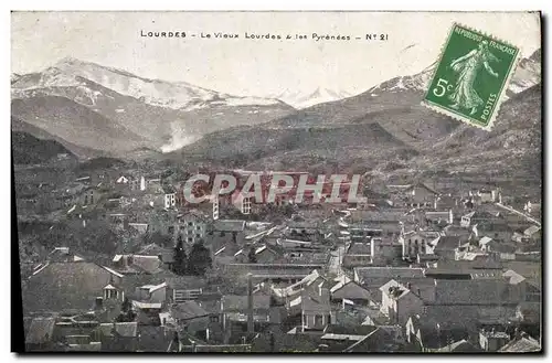 Cartes postales Lourdes Le Vieux Lourdes les Pyrenees