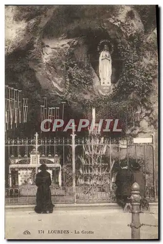 Cartes postales Lourdes La Grotte
