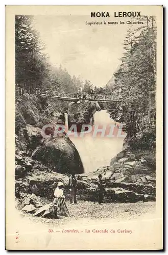 Cartes postales Lourdes La cascade de Cerisey