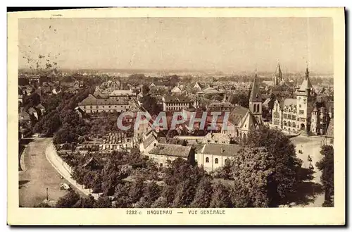 Cartes postales Haguenau Vue generale