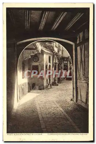 Cartes postales Strasbourg Musee alsacien Entree de la cour