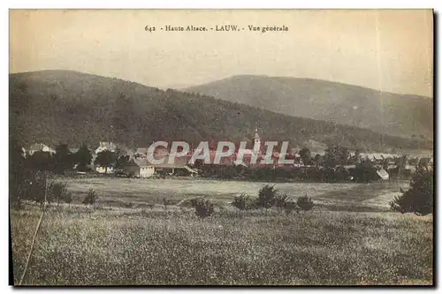 Cartes postales Haute Alsace Lauw Vue Generale