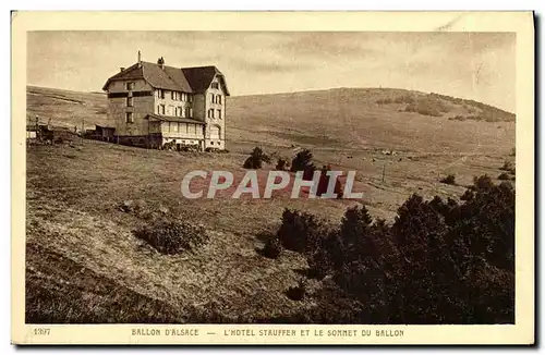 Ansichtskarte AK Ballon L Alsace L Hotel stauffer Et Le Sommet Du Ballon