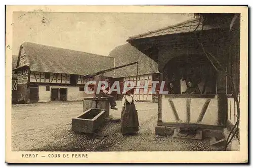 Cartes postales Hoerdt Cour De Ferme