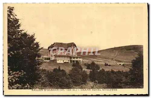 Cartes postales Ballon D Alsace Grand Hotel Stauffer