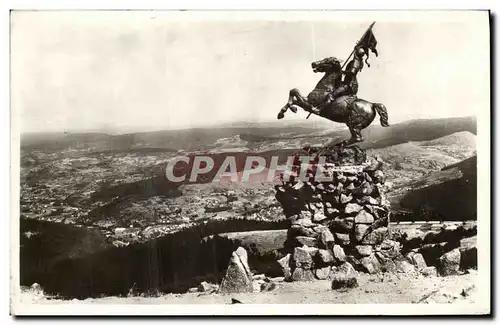 Ansichtskarte AK Ballon D Alsace Statue Jeanne d Arc et Vallee de la Moselle