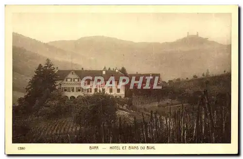 Cartes postales Barr Hotel et bains Du Buhl