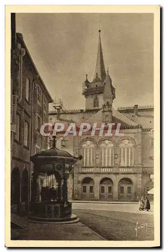 Ansichtskarte AK Obernai Puits des Six Seaux et hotel de ville