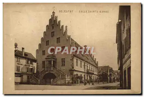 Cartes postales Selestat Salle Sainte Barbe