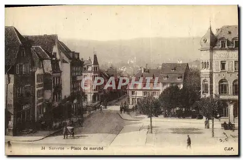 Cartes postales Saverne Place du Marche