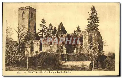 Ansichtskarte AK Mont Sainte Odile Ruines Truttenhausen