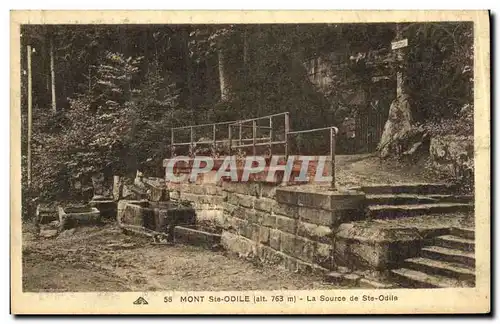 Cartes postales Mont Sainte Odile La Source de Ste Odile