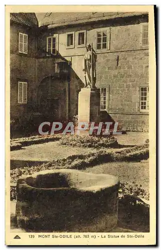 Cartes postales Mont Sainte Odile La Statue de Ste Odile