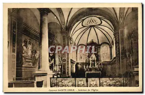 Ansichtskarte AK Mont Sainte Odile Couvent Interieur de L Eglise