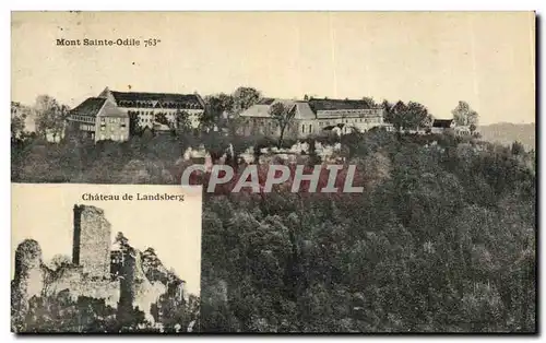 Cartes postales Mont Sainte Odile Chateau de Landsberg