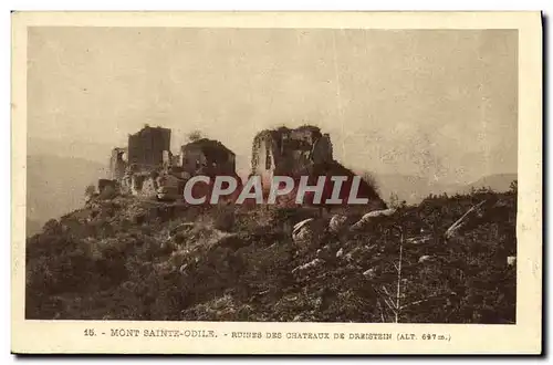 Ansichtskarte AK Mont Sainte Odile Ruines Des Chateaux De Dreistein