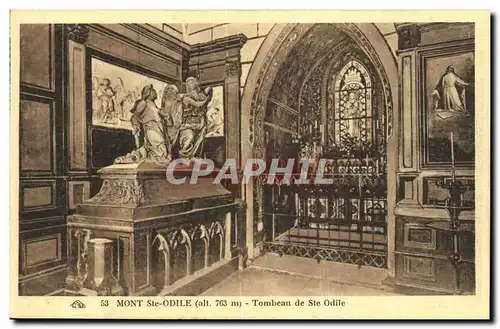 Cartes postales Mont Sainte Odile Tombeau de Ste Odile