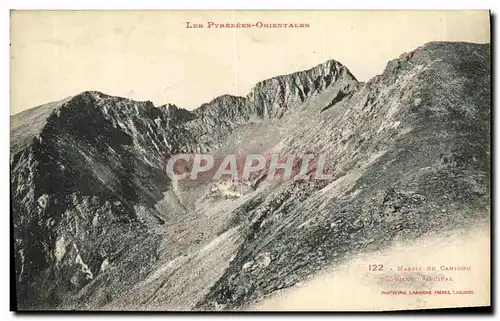 Ansichtskarte AK Massif du Canigou Somemt principal