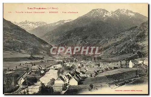 Cartes postales Valles D Aran Bosost Vue Generale