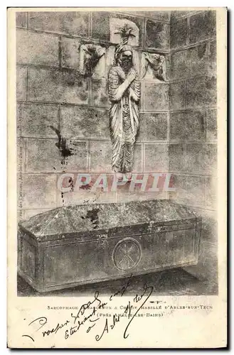 Cartes postales Arles Sur Tech Sarcophage antique