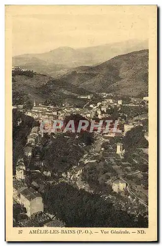 Cartes postales Amelie Les Bains Vue Generale