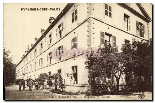 Ansichtskarte AK Amelie Les Bains L Hopital Militaire Militaria