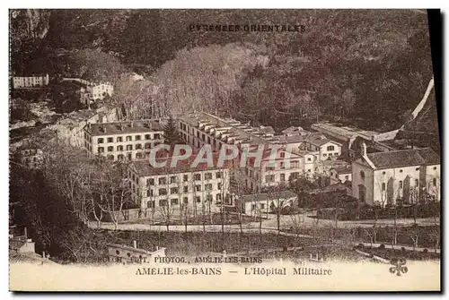 Ansichtskarte AK Amelie Les Bains L Hopital Militaire Militaria