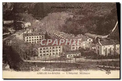 Cartes postales Amelie Les Bains L Hopital Militaire Militaria