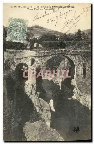 Cartes postales Environs d Amelie Les Bains Environs d Amerlie les Bains Vieux Pont de Palalda