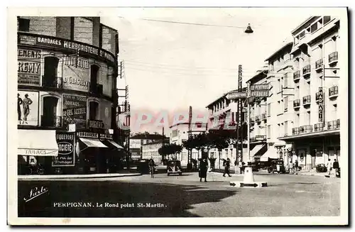 Cartes postales moderne Perpignan Le Rond Polnt St Martin