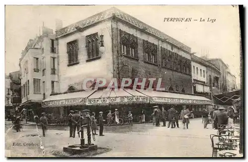 Cartes postales Perpignan La Loge Grand Cafe de France