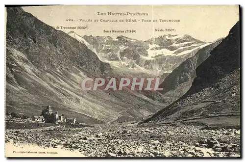 Cartes postales Vallee Et Chapelle De Heas Fond De Troumouse