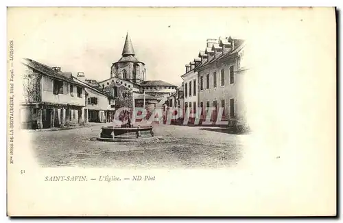 Cartes postales Saint Savin L Eglise