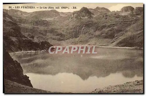 Cartes postales Les Pyrenees Le Lac Bleu