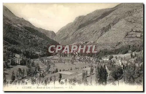 Cartes postales Gedre Route de Luz a Gavarnie