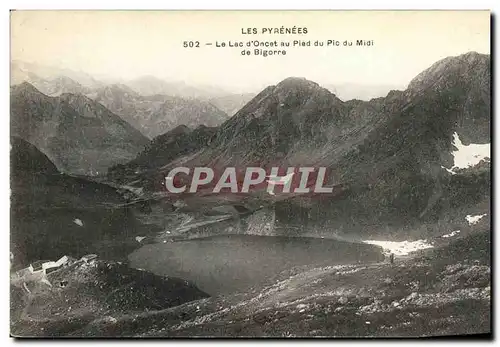 Ansichtskarte AK Le Lac d Oncet au Pied du Midi de Bigorre