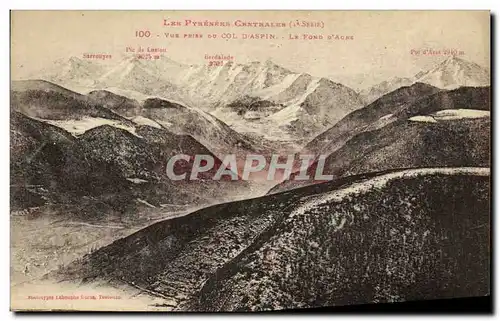 Ansichtskarte AK Les Pyrenees Col d Aspin Le fond d Auran