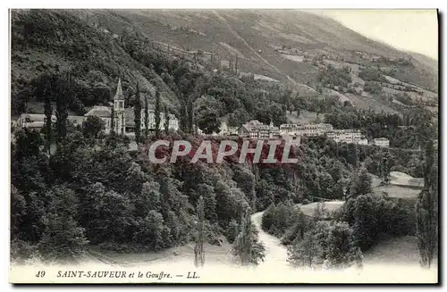 Ansichtskarte AK St Sauveur et le Gouffre