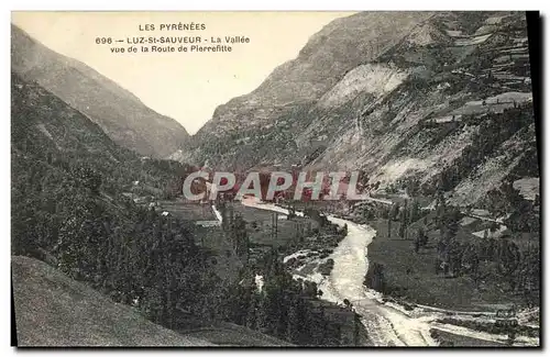 Ansichtskarte AK St Sauveur La Vallee Vue de la Route de Pierrefitte