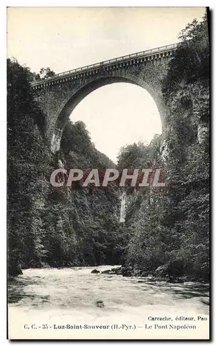 Ansichtskarte AK Luz Saint Sauveur Le Pont Napoleon