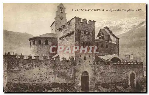 Cartes postales Luz Saint Sauveur Eglise des Templiers