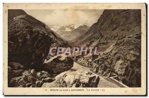 Cartes postales Luz Route De Gavarnie Le Chaos