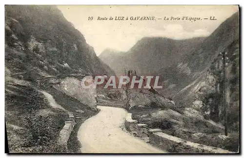 Ansichtskarte AK Luz Route de Gavarnie La Porte d Espagne