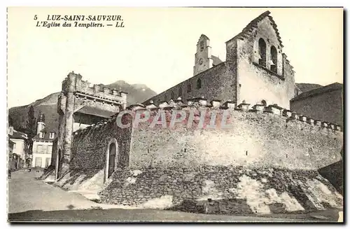 Cartes postales Luz Saint Sauveur L Eglise des Templiers