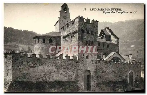 Cartes postales Luz Saint Sauveur Eglise des Templiers